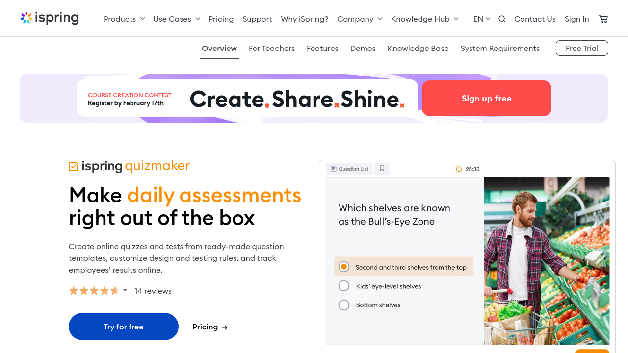 iSpring QuizMaker